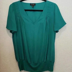 Thalia Sodi V Neck Top Blouse  Size M